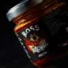 Vasetto di salsa piccante Ardita con etichetta nera